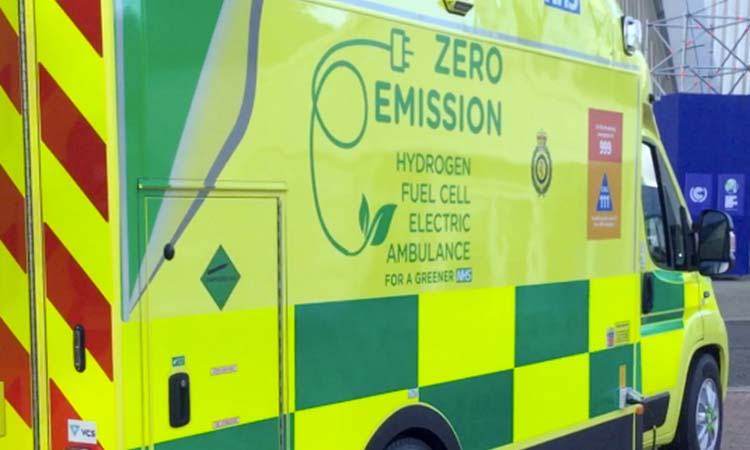 Hydrogen powered ambulance