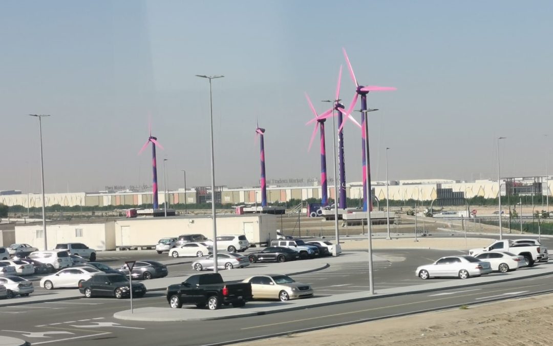 2023.12.01 Image credit-Emmanuel Essah- wind turbines in Dubai.