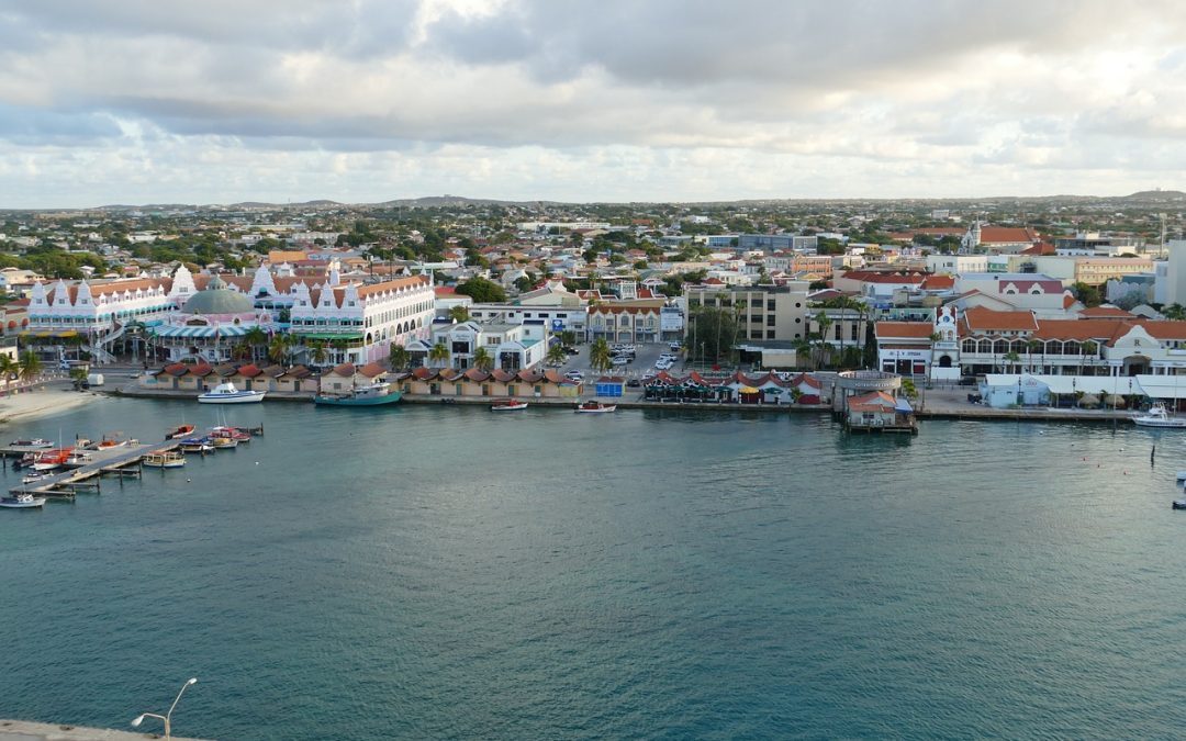 picture of the port of Aruba Island