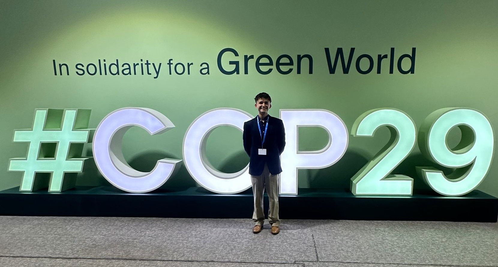 22 Nov. Juan Garcia Valencia at COP29