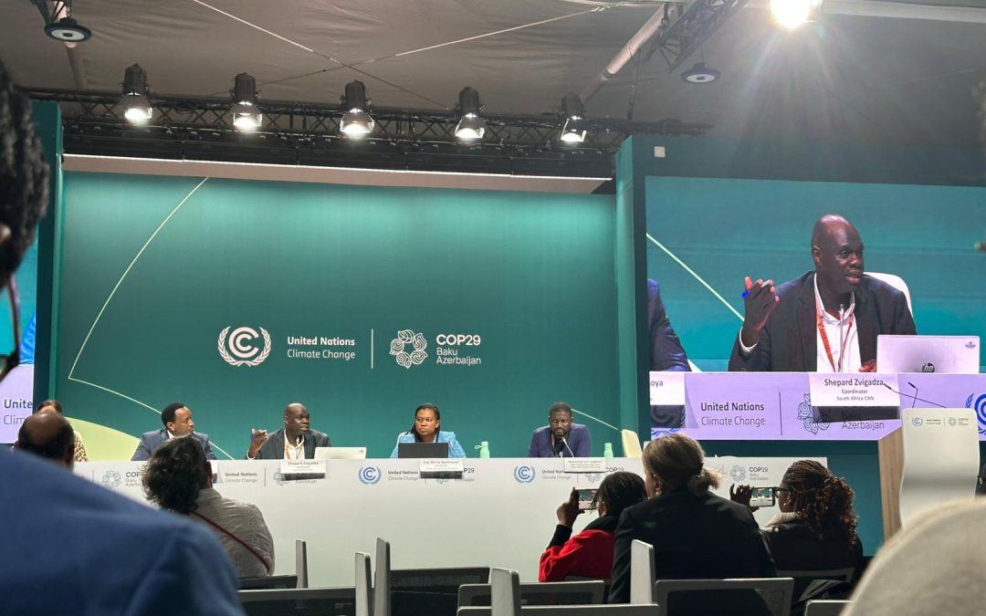 Climate action network speakers at COP29