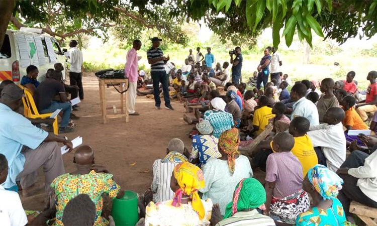 FAMVAC meeting in Anyangabella village