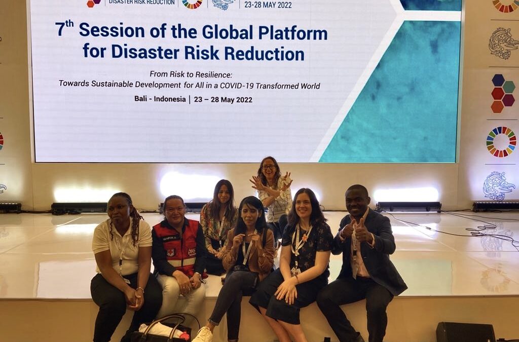 Walker Takes Interactive Theatre to UNDRR’s Global Platform for Disaster Risk Reduction, Bali, Indonesia, May 2022