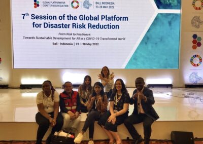 Walker Takes Interactive Theatre to UNDRR’s Global Platform for Disaster Risk Reduction, Bali, Indonesia, May 2022