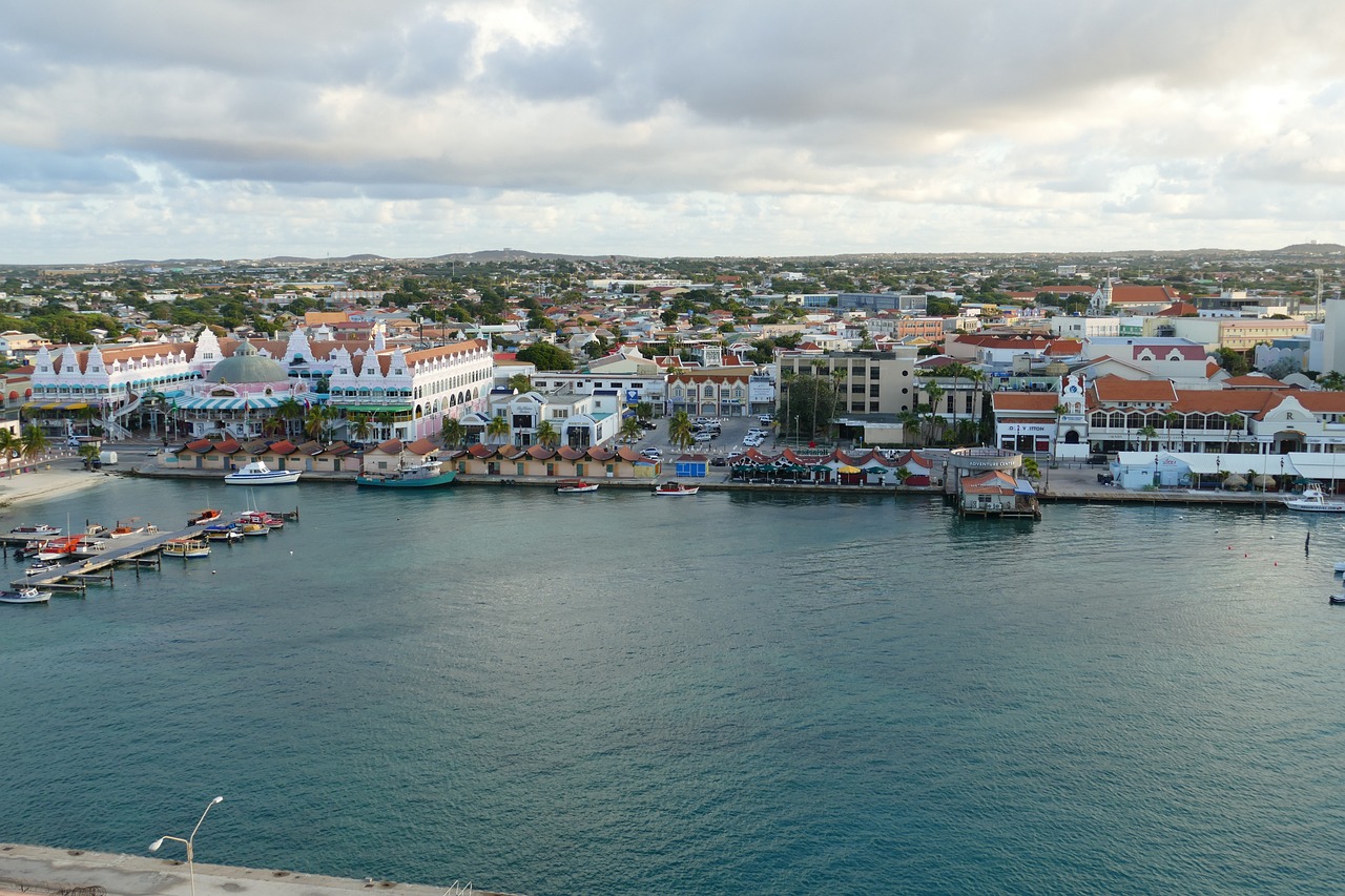 Aruba port portrayed