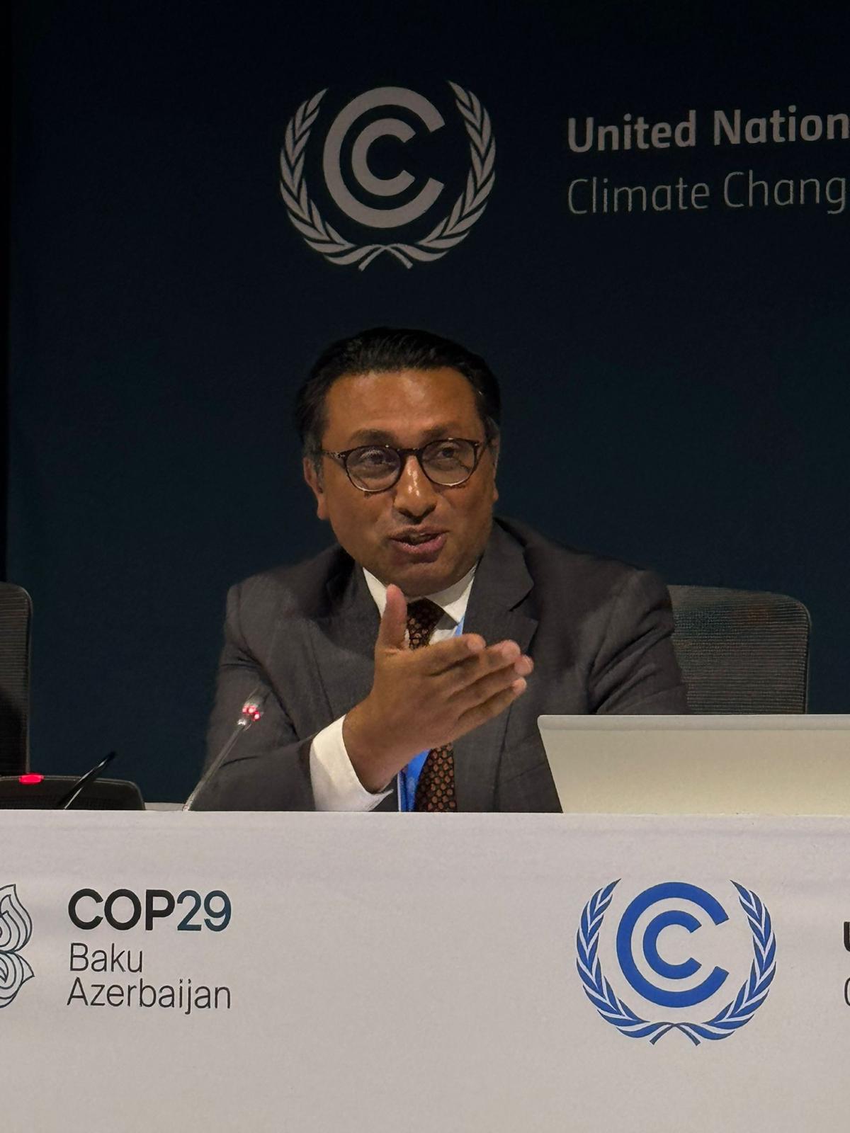 COP29 Side event 14 Nov Swarmin Wagle